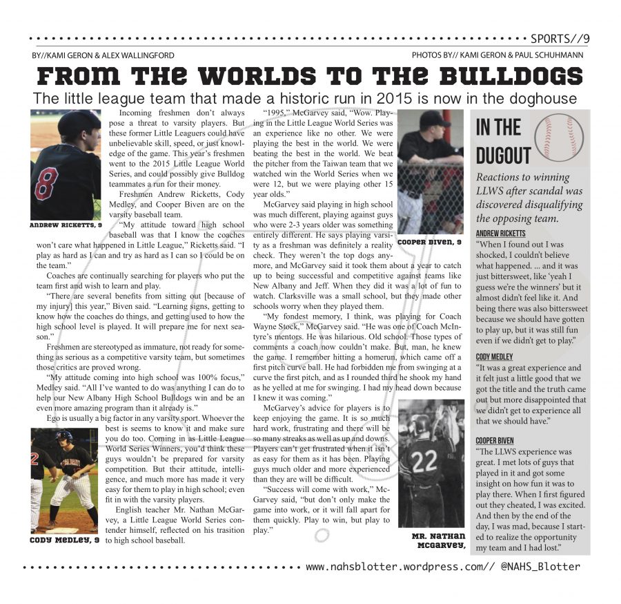 From Worlds to the Bulldogs // April Print Edition by//Kami Geron & Alex Wallingford