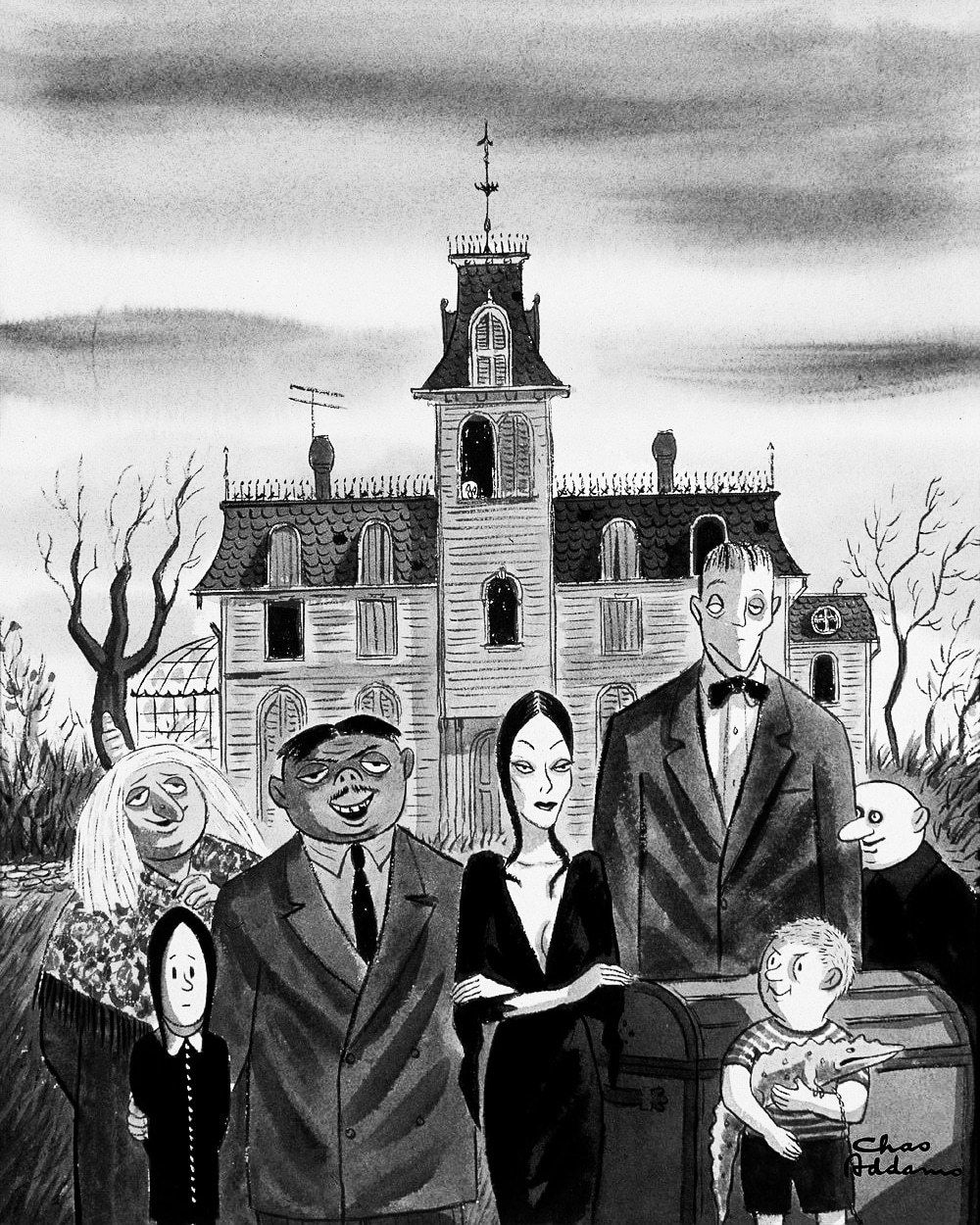 the addams family comic 1938