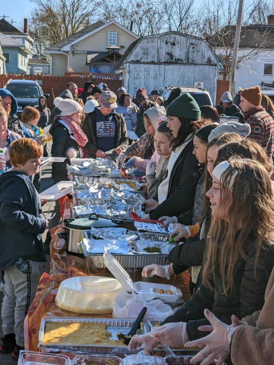 Last year Anchor Club members helped feed locals on Sundays at Bicknell Park.