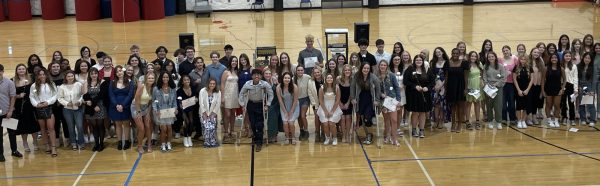 New Anchor Club members were inducted during a ceremony in October. 