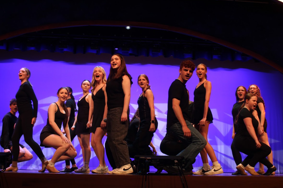 NAHS theatre performing "Seize the Day"